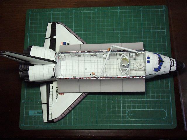 Space Shuttle Endeavour トレーディングカード Bandai Otona No Chogokin Space Shuttle Endeavour 1/144 First